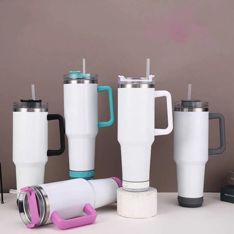 Water Bottle Blank - 40OZ Sublimatie Blank Tumbler RVS Vacuüm