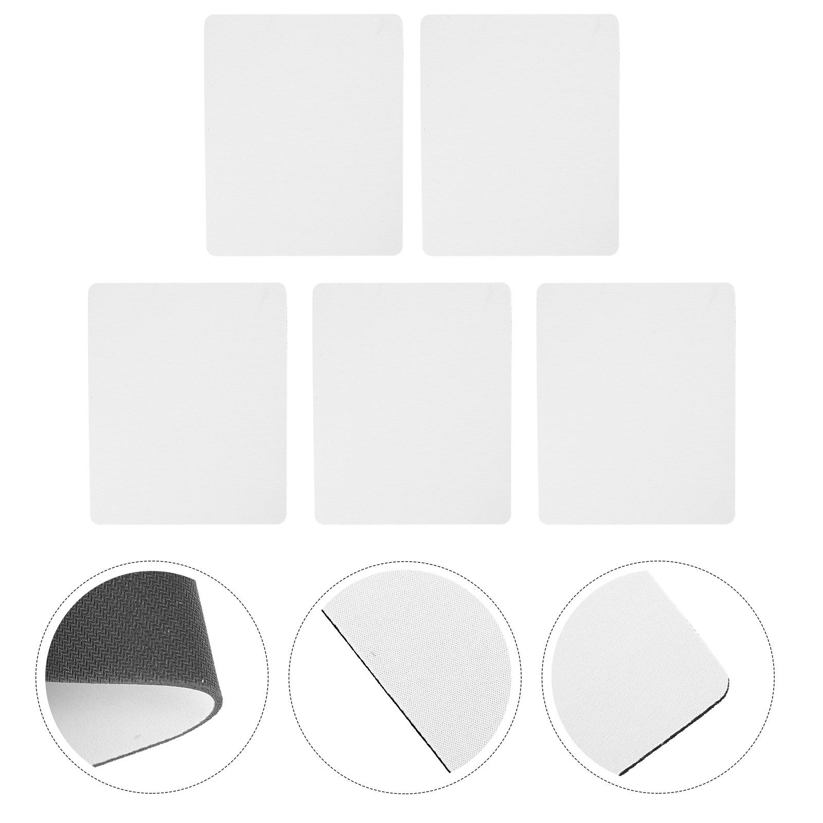 Mouse Pad Blank Sublimation - 5 stuks sublimatie-warmteoverdracht muismatten, blanco rubberen
