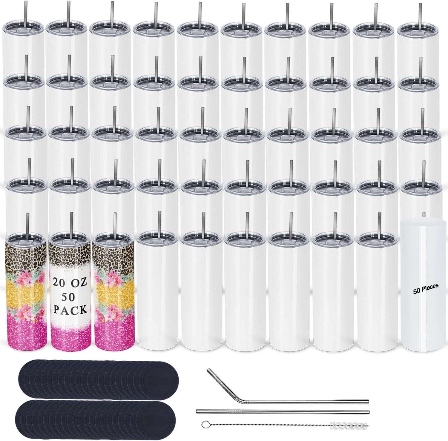 50-pack sublimatiebekers bulk  - Tumbler 20Oz White recensie en prijs