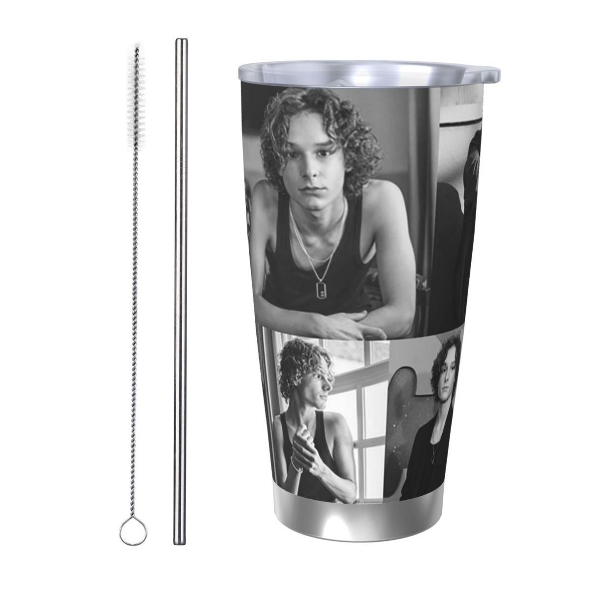 Zwart-wit Mason Thames Collage - Tumbler 20Oz White recensie en prijs